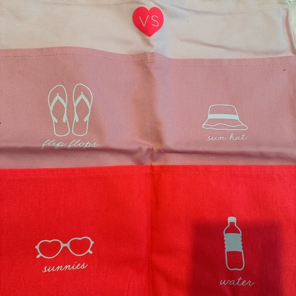 Victoria's Secret Pink and Red Tote Bag - Picture 2 of 5